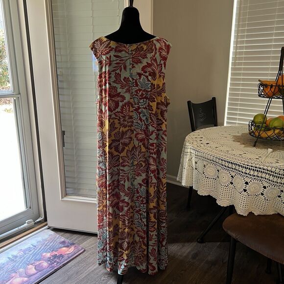 attitudes by renee Maxi Dress 3XP Floral - Picture 2 of 7